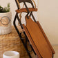 Metal and Wood Decorative Christmas Sled