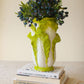 Green Ceramic Lettuce Vase