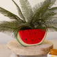 Ceramic Watermelon Wedge Planter