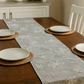 Velvet Snowflake Embroidered Table Runner