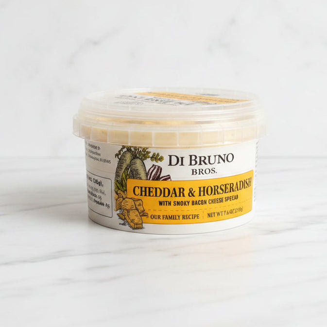 Cheddar & Horseradish with Smoky Bacon Cheese Spread