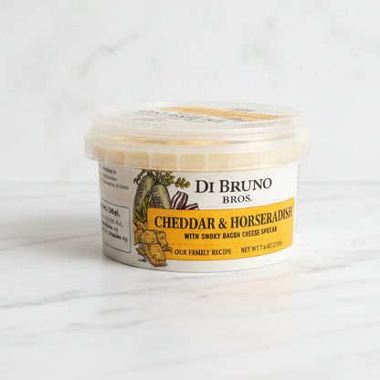 Cheddar & Horseradish with Smoky Bacon Cheese Spread