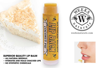 Natural Beeswax Lip Balms – Hydrating, All-Natural Moisturizer for Dry Lips
