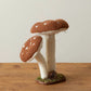 Round and Pointed Cap Felt Mushrooms