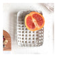 Handmade Reactive Glaze Cream Stoneware Basket Dish