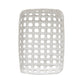 Handmade Reactive Glaze Cream Stoneware Basket Dish