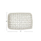 Handmade Reactive Glaze Cream Stoneware Basket Dish