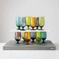 Hand-Blown Stemmed Drinking Wine Glass | 6 Colors