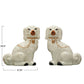 Ceramic Vintage Inspired Staffordshire Dog Bookend