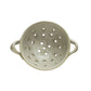 White Reactive Glaze Round Stoneware Berry Bowl
