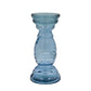 Blue Recycled Glass Candle Holders | 2 Sizes