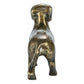 Antique Brass Cast Aluminum Dachshund Wiener Dog Figurine