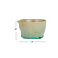 Teal Crackle Glaze Ceramic Measuring Cups | Set of 4