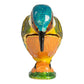 Kingfisher Bird Enameled Metal Trinket Box