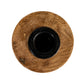 Hand-Carved Mango Wood Taper Candle Holder | 2 Sizes