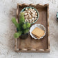 Mango Wood Scalloped Edge Tray