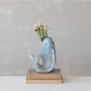 Blue Ceramic Koi Fish Vase