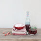 Hand-Painted Cherry Drinking Glass