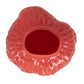 Opaque Pink Strawberry Shaped Glass Vase