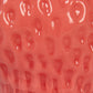 Opaque Pink Strawberry Shaped Glass Vase