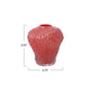 Opaque Pink Strawberry Shaped Glass Vase