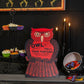 Retro Vintage Owl Fortune Halloween Dummy Board