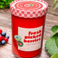 Fresh Picked Berries Farmers Market Glass Candle