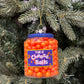 Cheese Balls Glass Ornament