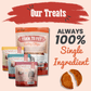 Puppy Packs 'n Snacks Dog Treat Starter Pack | Single-Ingredient Training Treats