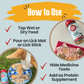 Treat Topper Fish Dog Food Topper | Low-Fat Meal Topper for Pets