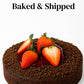 Andy Anand Chocolate Strawberry Cake, 9-Inch, 2.5 lb – Freshly Baked, Rich Chocolate & Strawberry, No Preservatives, Birthday Gift Box