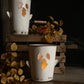 White Metal Ghost Bucket with Handle | 2 Sizes