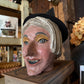 Retro Halloween Hag Paper Mache Witch