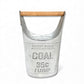 Metal Coal Bucket with Wood Handle
