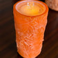 Maple Leaf LED Water Fountain Wax Pillar Candle