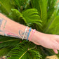 Cotton & Coral Infinity Cross Silicone Bracelet Set