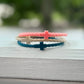 Cotton & Coral Infinity Cross Silicone Bracelet Set