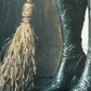 Provincial Witch Boots Framed Canvas