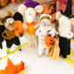 Wool Felt Mouse Critters in Halloween Costumes