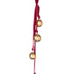 Red Velvet & Gold Bell Door Hanger