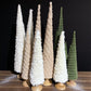 Green Velvet Sprial Cone Trees