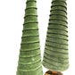 Green Velvet Sprial Cone Trees