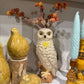 Hand-Painted Ceramic Owl Vase