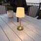 Rechargeable Touch-Control Gold LED Lamp