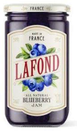 Lafond Blueberry All Natural Jam
