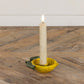 Lemon Metal Taper Candle Holder