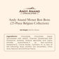 Andy Anand Monet Chocolate Bonbons Gift Box, 25 pc, 6.52 oz – Gluten-Free Belgian Truffles & Pralines, Birthday & Holiday Gift Collection
