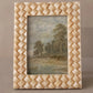 Ivory Woven Resin Picture Frame | Holds 5x7 Photo