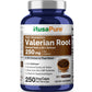 NusaPure Valerian Root 20:1 Extract, 250 mg Per Veggie Caps, 250 Count, Vegan, Non-GMO, Bioperine