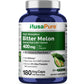 NusaPure Bitter Melon Extract 400 mg 180 Vegan Caps (100% Vegetarian, Non-GMO, Gluten-Free, 10% Bitter Principles) Bioperine